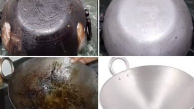 Stain,Stain removal,Black stain In kadai,Stain removal tips
