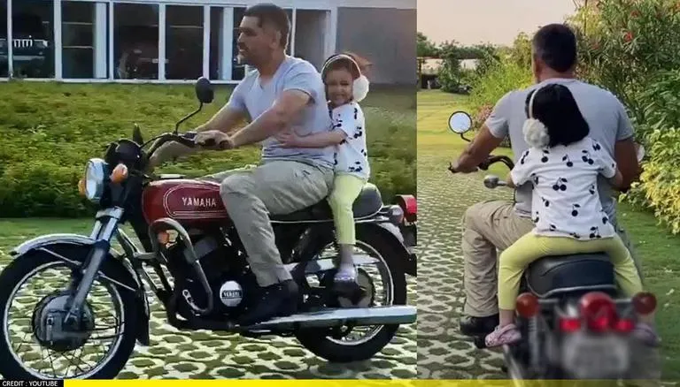 Mahendra Singh Dhoni,Ranchi,Motor Cycle,Starting Problem
