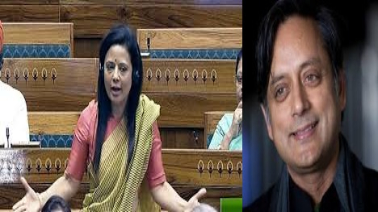 Shashi Tharoor,mahua moitra,member of parliament,viral photos