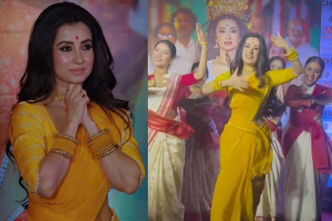Tollywood,Bengali Actress,Monami Ghosh,Durga Puja,Music Video,Social media