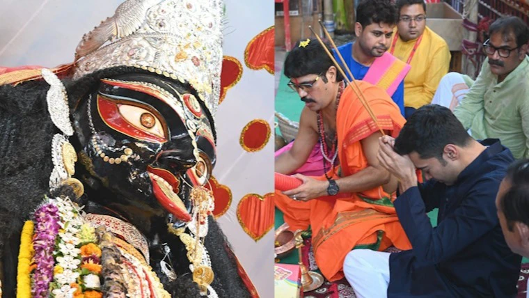 অভিষেক বন্দ্যোপাধ্যায়,তৃণমূল,নৈহাটির বড় মা,Abhishek Banerjee,Abhishek Banerjee news,Abhishek Banerjee TMC,naihati boroma mandir,naihati